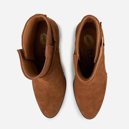 Lana-Cuir Suede Cognac