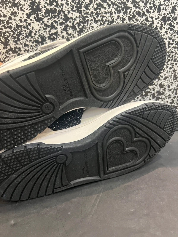Serena Grey Glitter Noir — paire réelle, photo 7