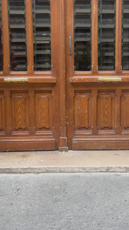 Babies à brides - Cuir brillant Noir - Alba