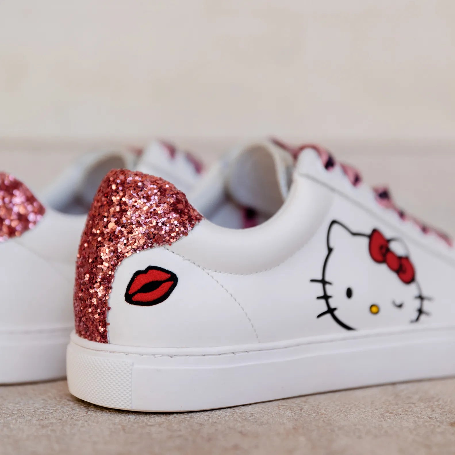 BONS BAISERS DE PANAME Mini Edith in the Heart of Love Sneakers for Girls