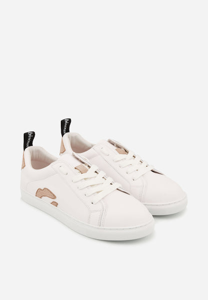 Baskets en cuir-Betty-Glitter Rose Gold