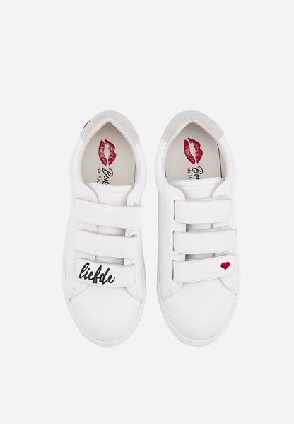 Baskets en cuir-Edith-Liefde