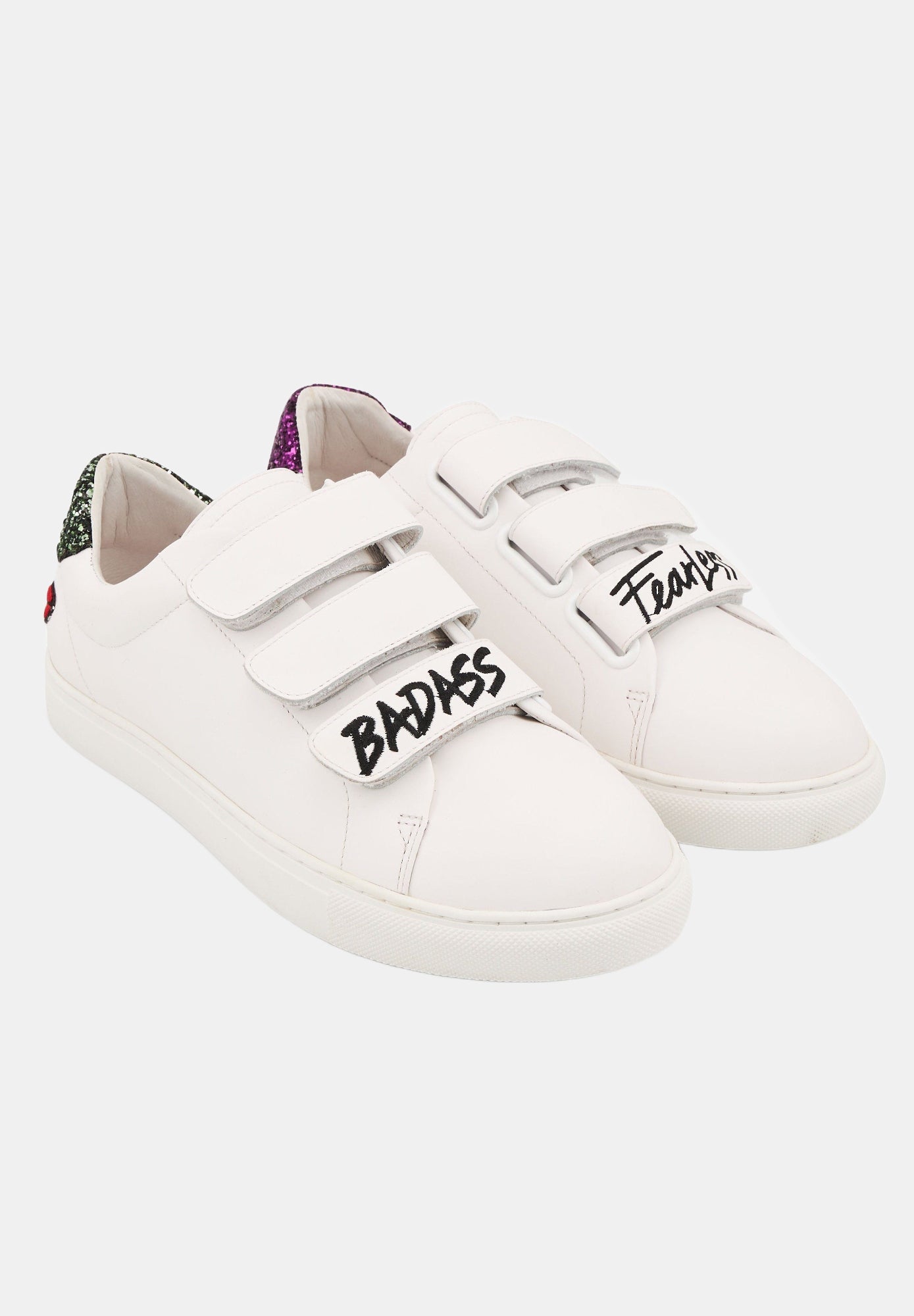 Baskets en cuir-Edith-Fearless Badass