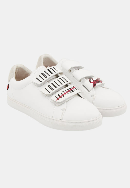 Edith Liberty Equality Sorority-White/Fuschia