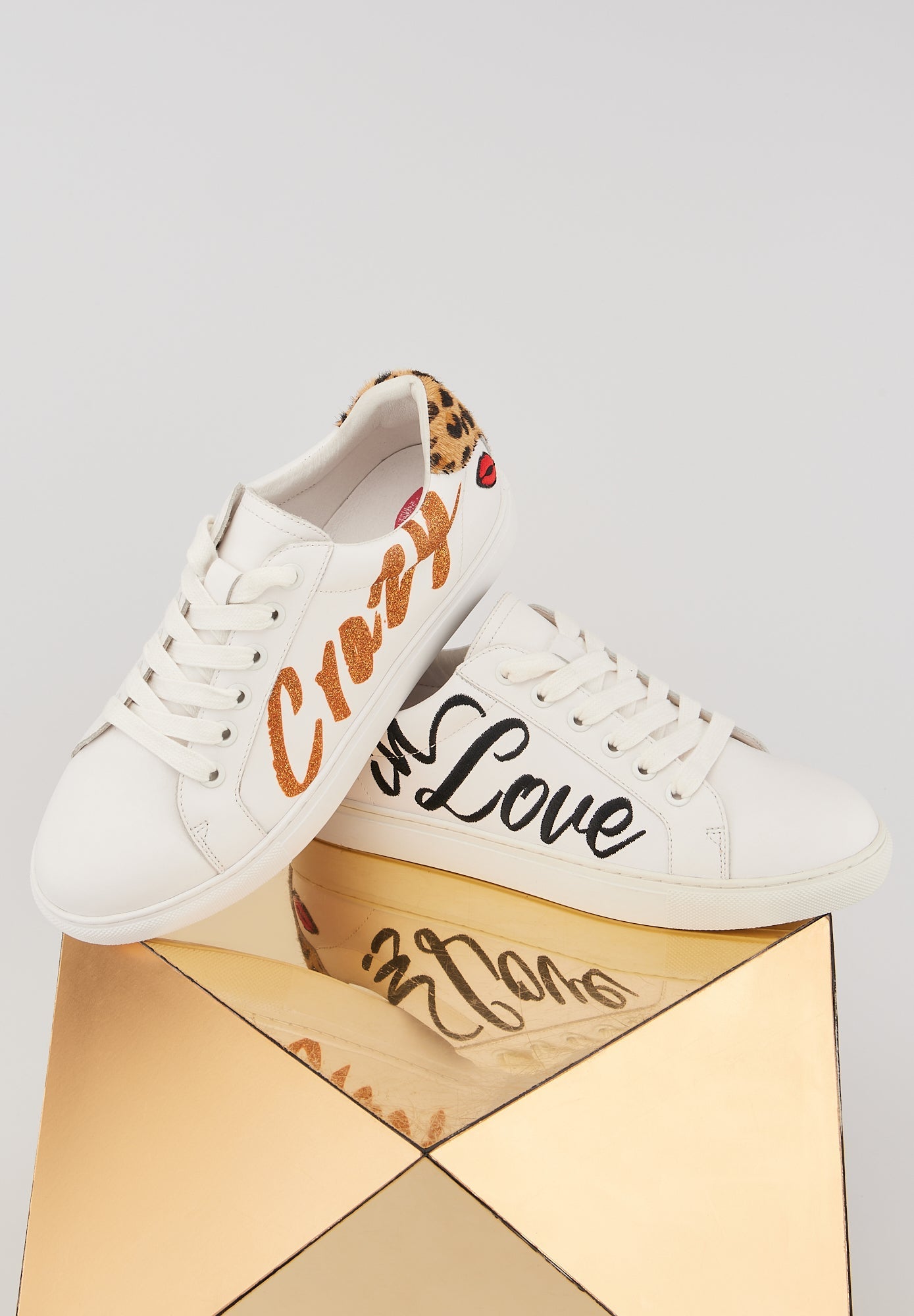 Baskets en cuir-Simone-Crazy