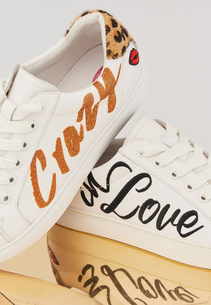 Baskets en cuir-Simone-Crazy
