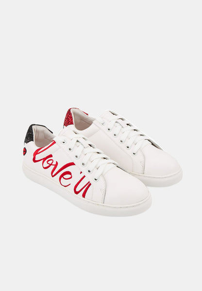 Baskets en cuir-Simone-Love U/Hate U