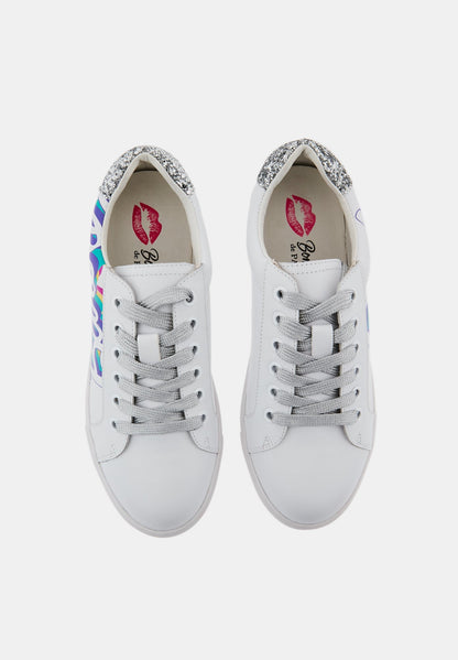 Baskets en cuir-Simone Barbie-Reverse Glitter