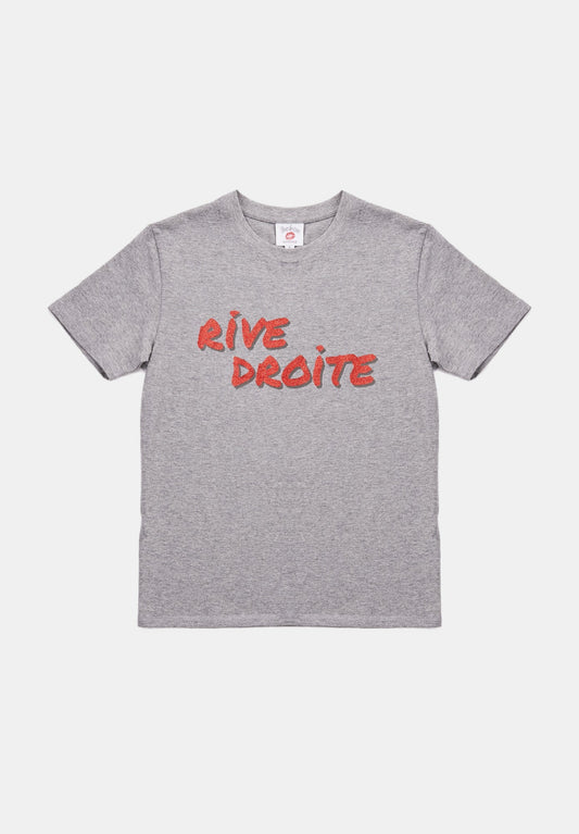 T Shirt-Rive Droite Heather Gray